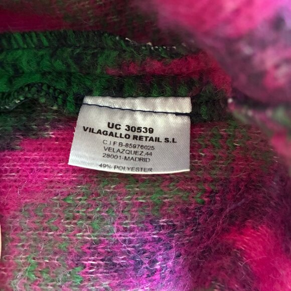 Vilagallo Yana Zig Zag Wool-Blend Women's Coat - Picture 8 of 11